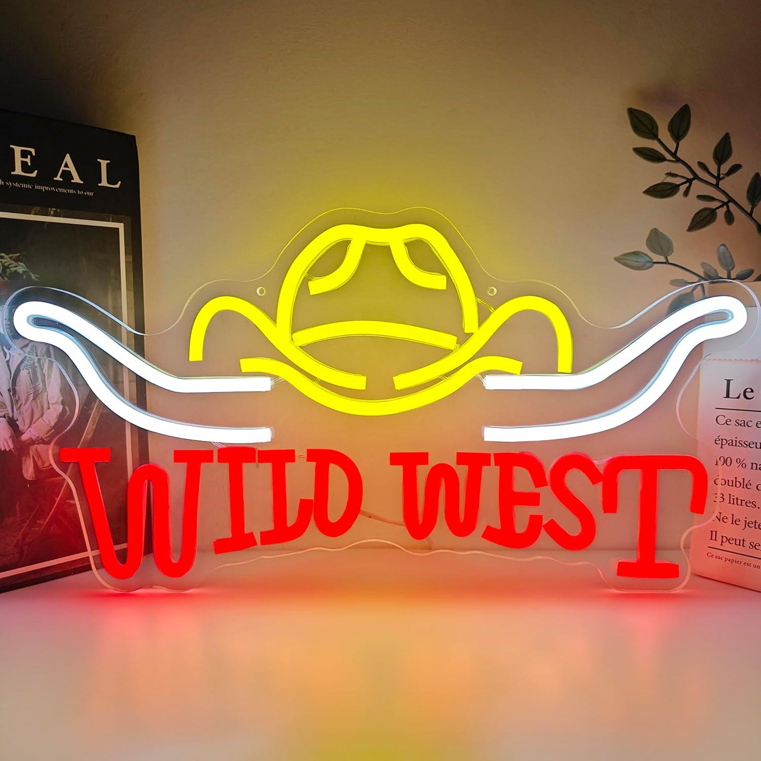 لافتة نيون بتصميم رعاة البقر ع - مراجعة Neon Sign Party وسعره