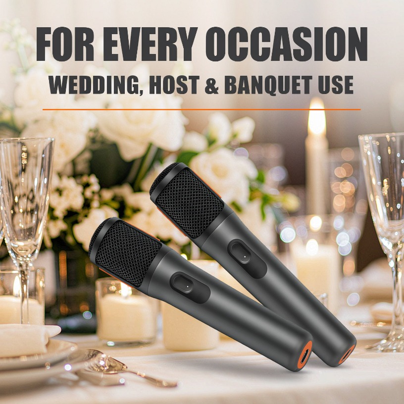 ميكروفون لاسلكي مزدوج محمول با - مراجعة Event & Party Supply Photos وسعره