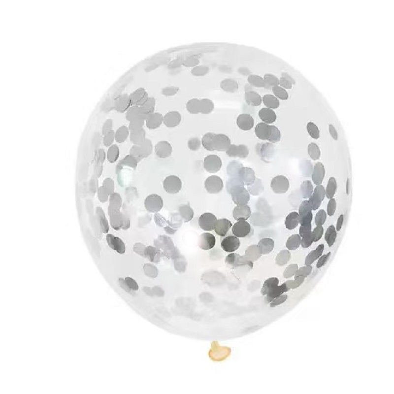 42 قطعة فضي أسود أبيض النثار ب - مراجعة Balloon Pump Hand وسعره